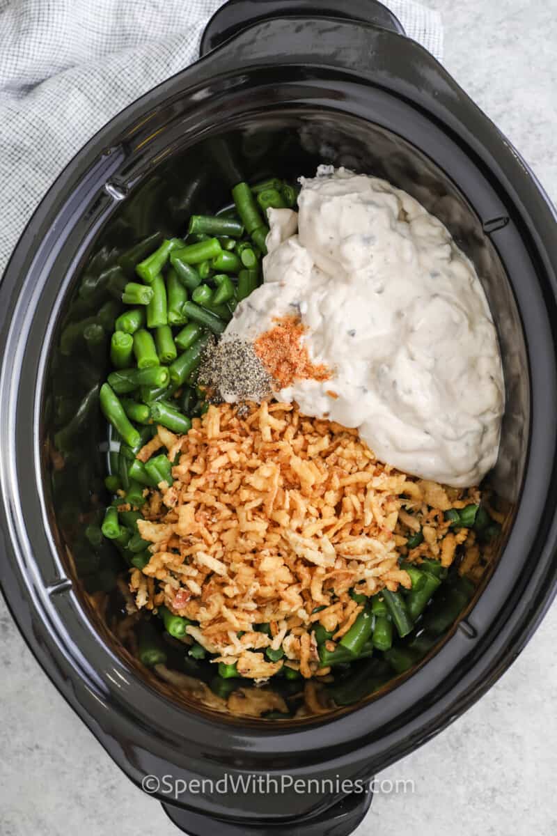 Crockpot Green Bean Casserole Spend With Pennies
