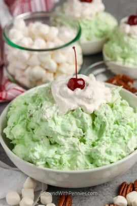plated Watergate Salad