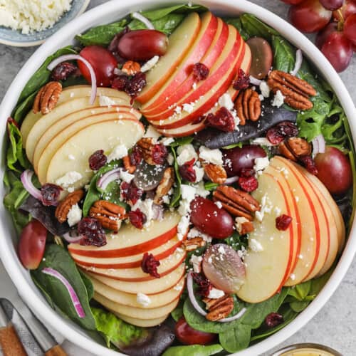 crisp Apple Salad in a bowl