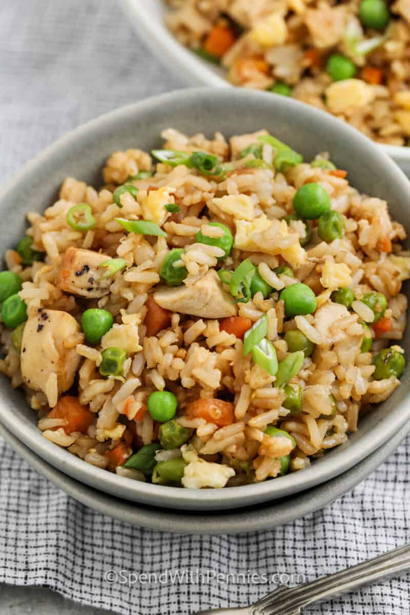 bowl of Easy Fried Rice Recipe
