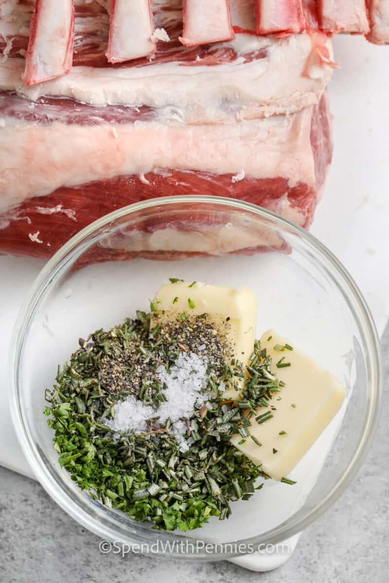 Roasted Rack of Lamb Recipe KitchenFindz