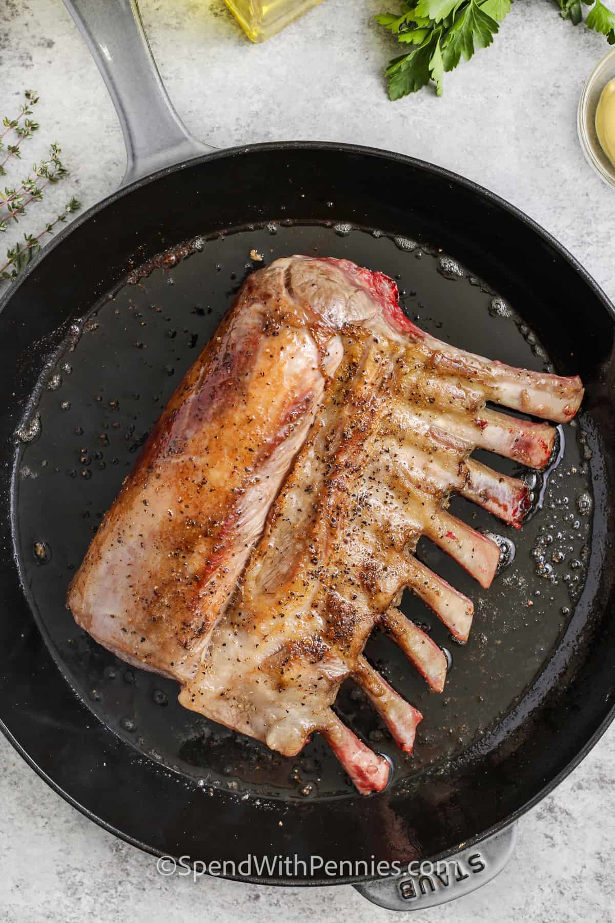 Roasted Rack of Lamb Recipe HealthyFoodStation