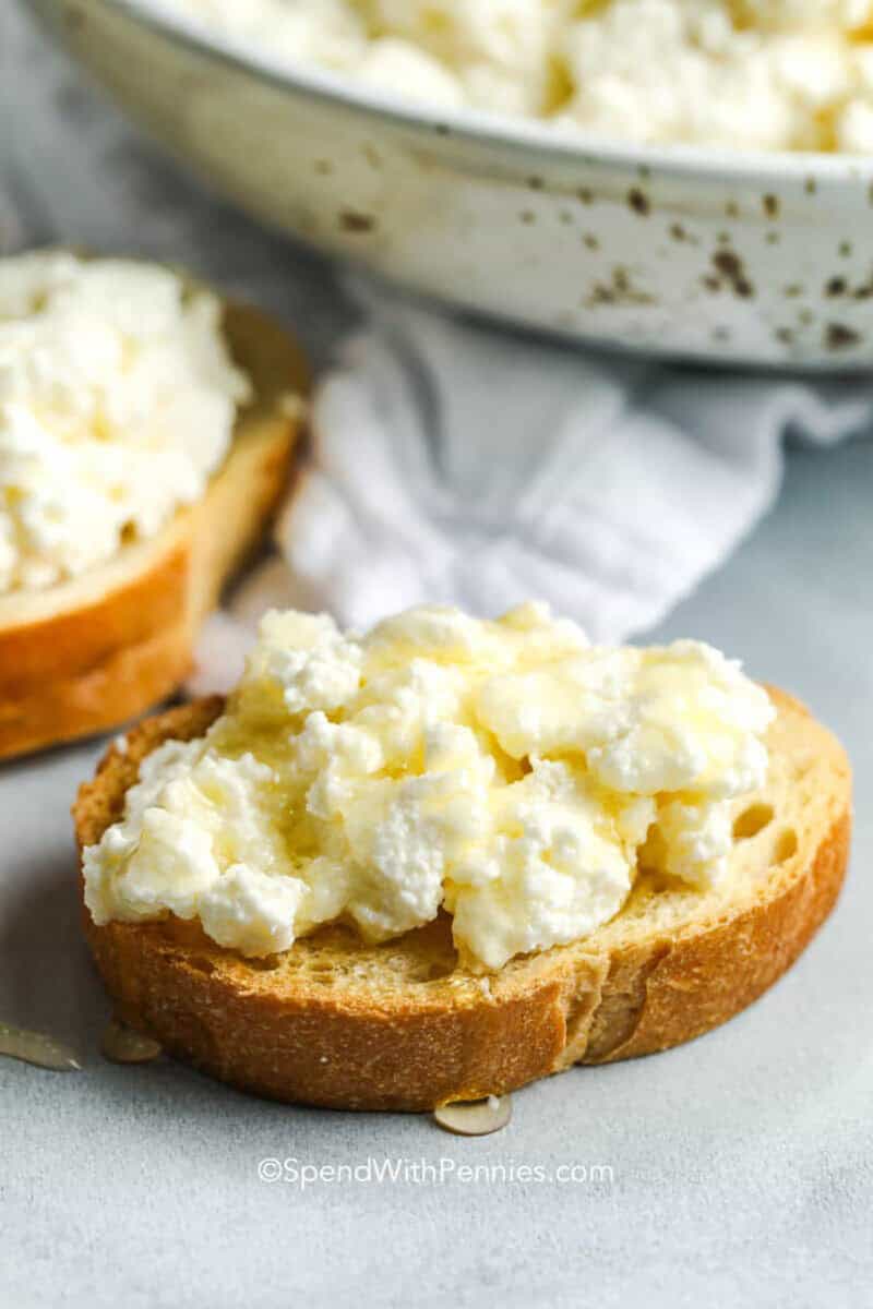 Homemade Ricotta Cheese - Spend With Pennies
