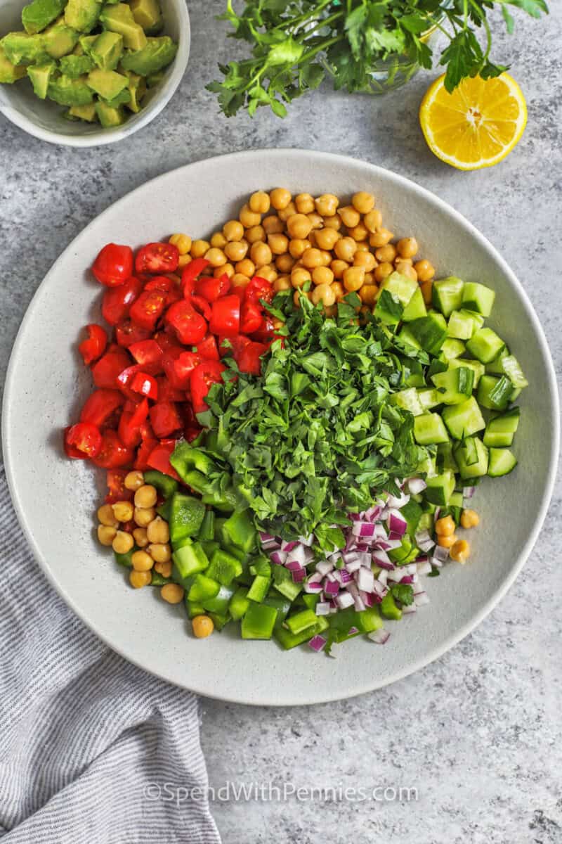Chickpea Salad Spend With Pennies