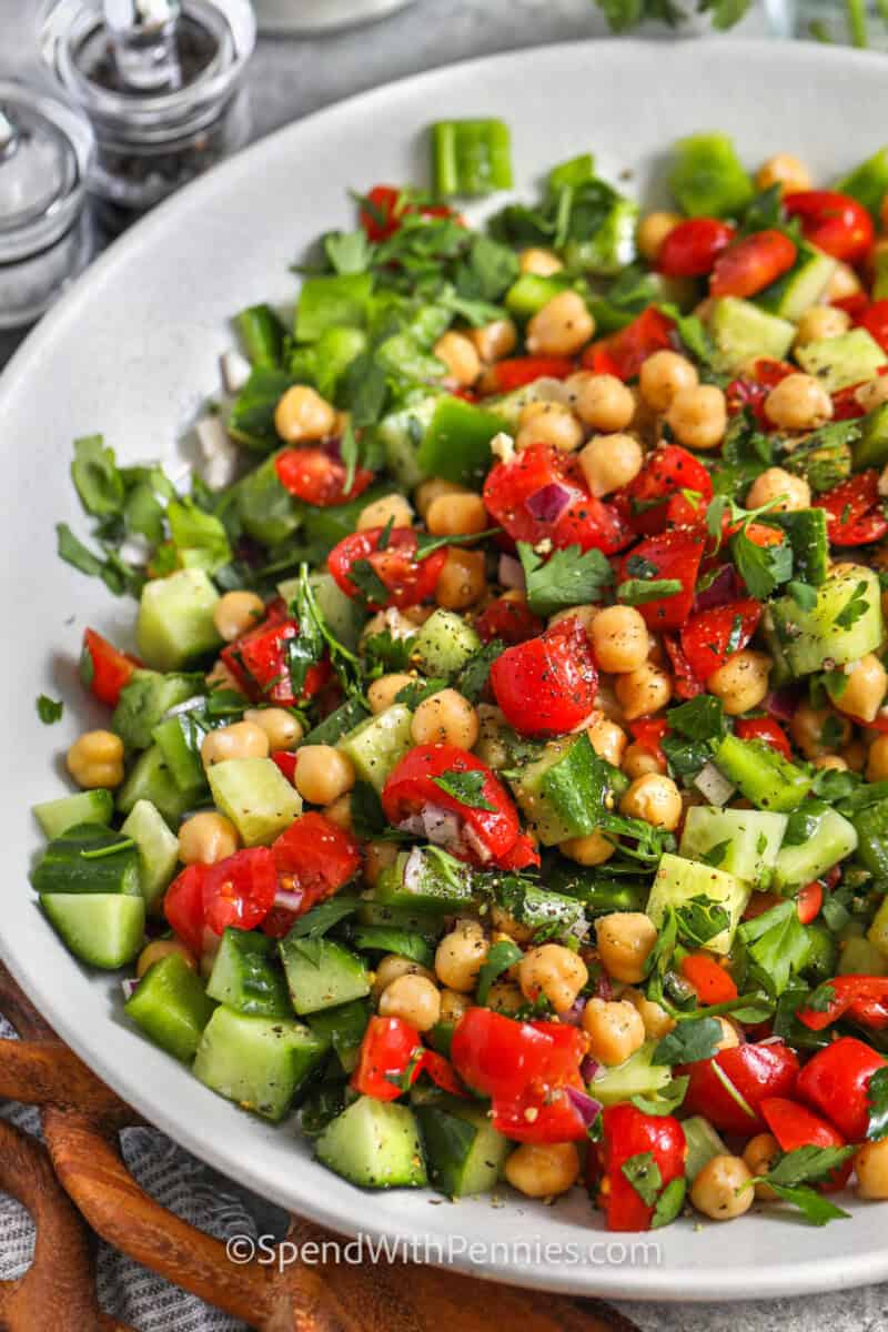 Chickpea Salad Spend With Pennies