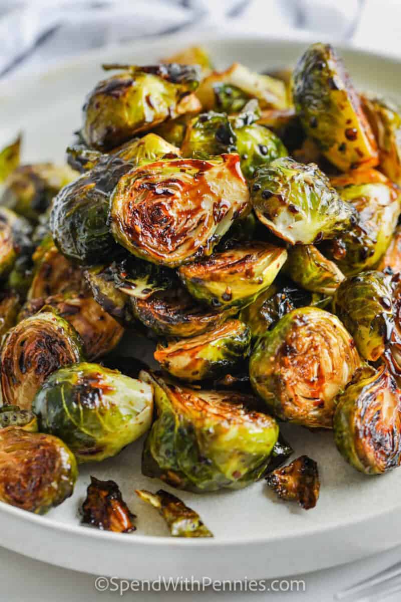 Roasted Balsamic Brussels Sprouts