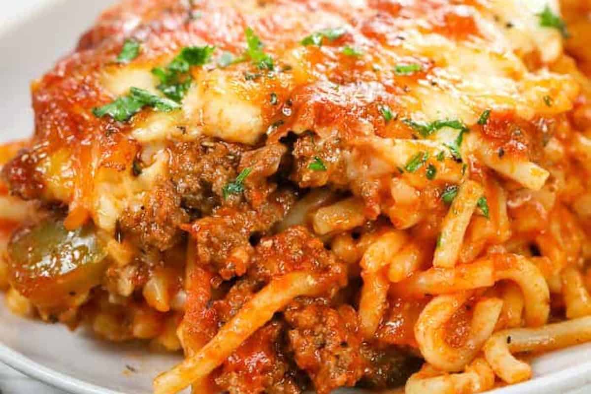 The Perfect Make-Ahead Dinner: Baked Spaghetti Casserole