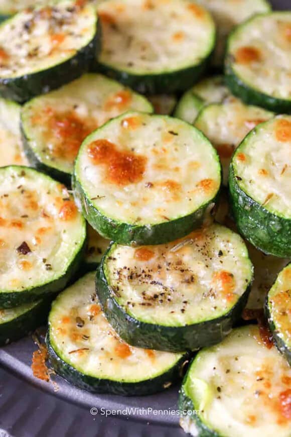 Easy Baked Zucchini - Spend With Pennies
