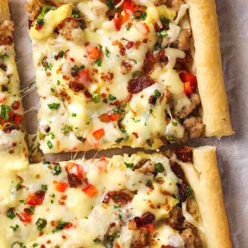 slice of Breakfast Pizza