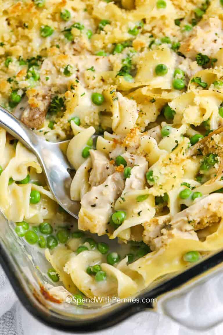 Quick Easy Chicken Noodle Casserole