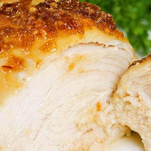 close up of Brown Sugar Chicken