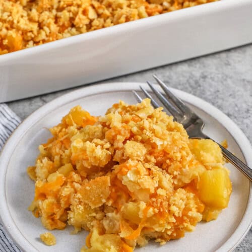 plated Pineapple Casserole