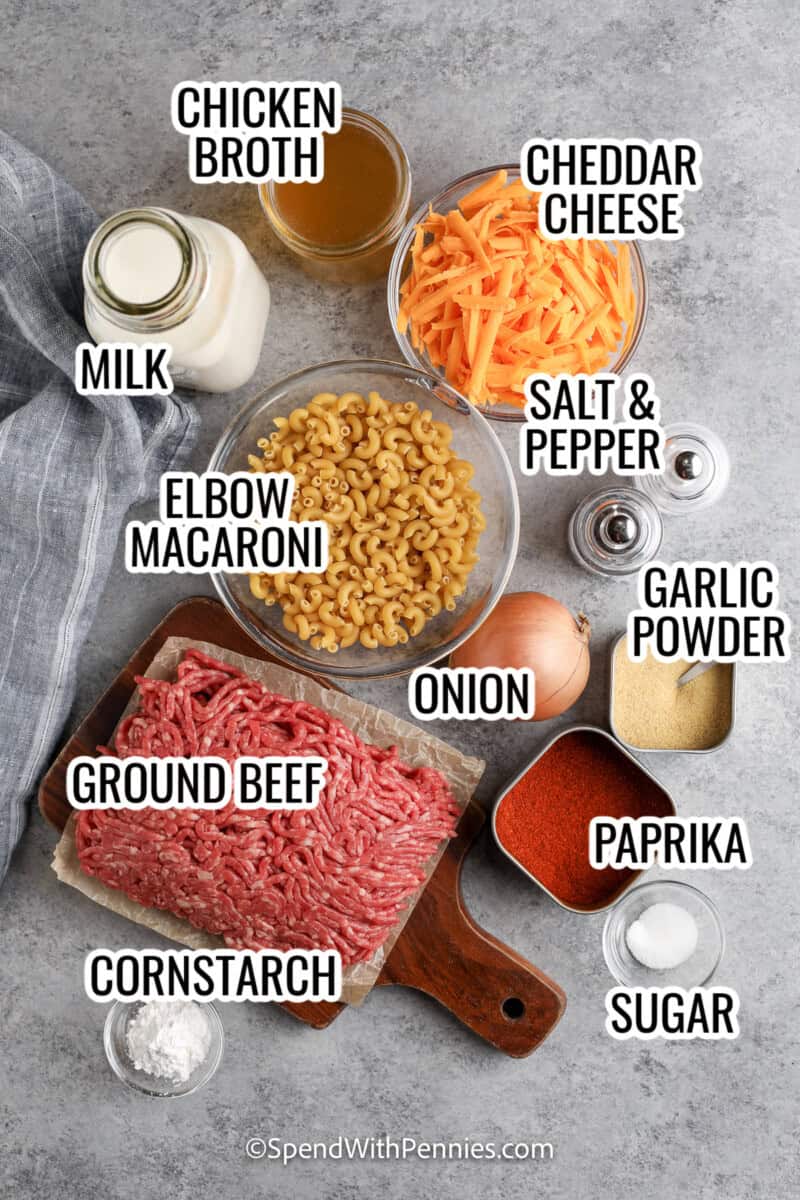 Homemade One Pot Cheeseburger Macaroni  Stove Top  - 20