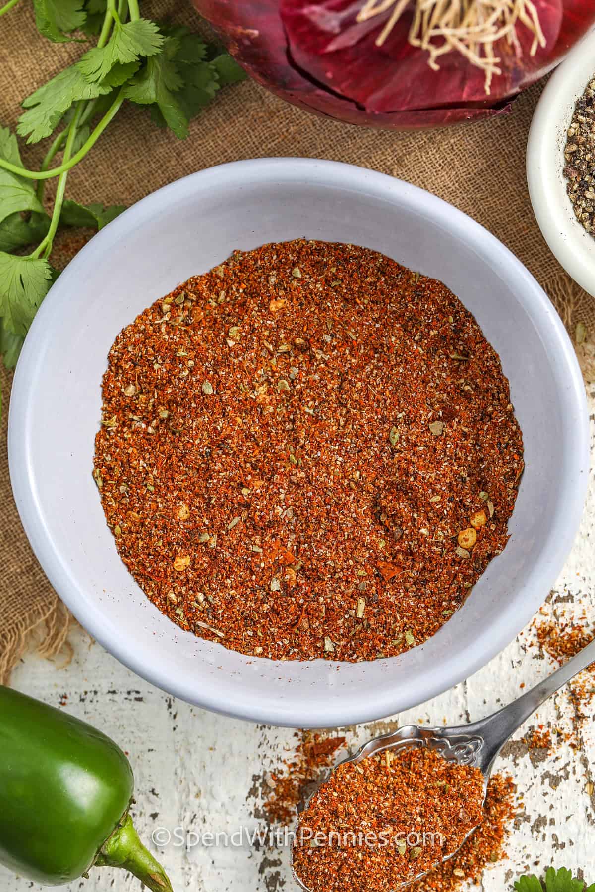 bowl of Taco Seasoning
