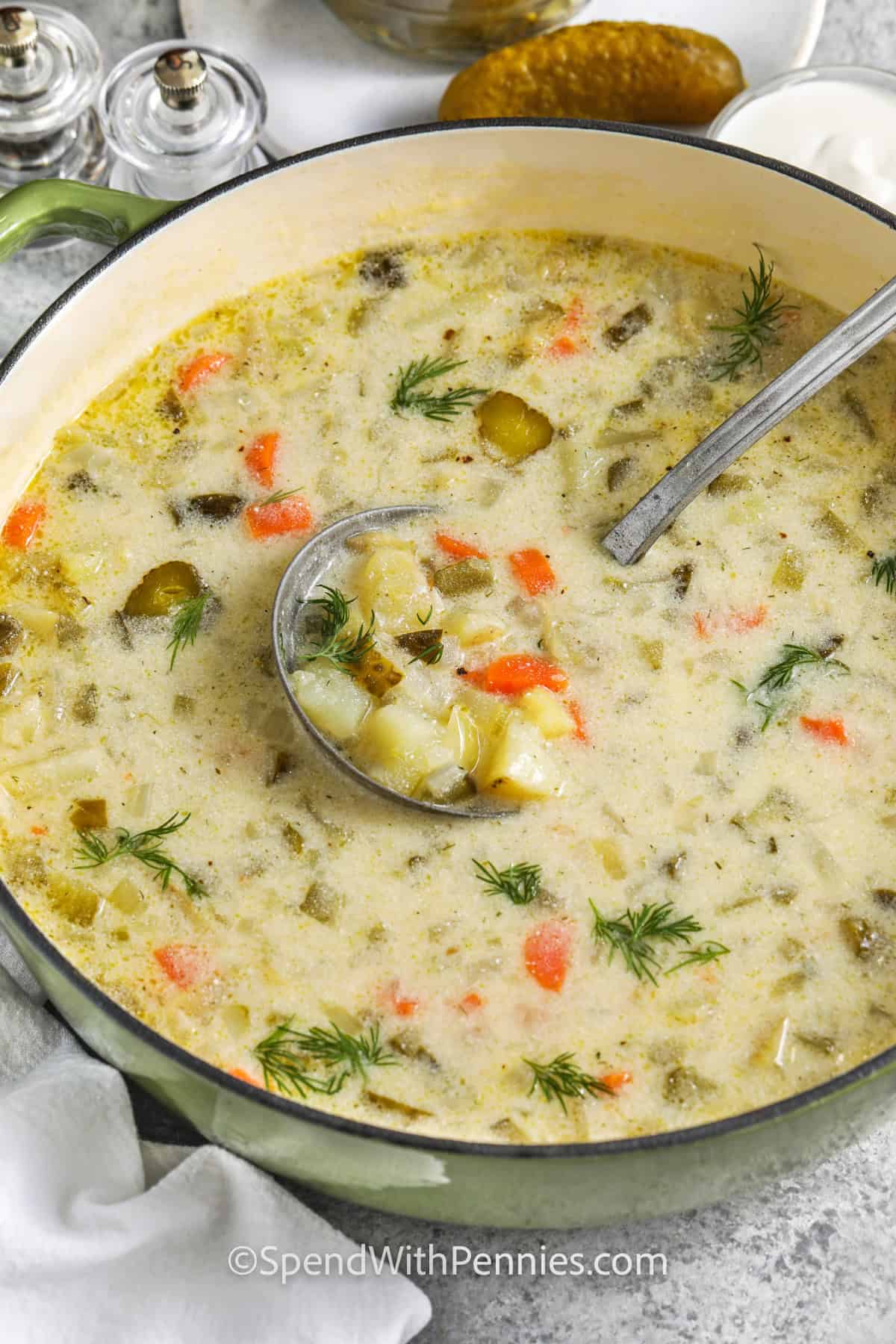 Dill Pickle Soup