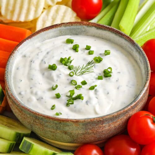 Ranch Dip with veggies