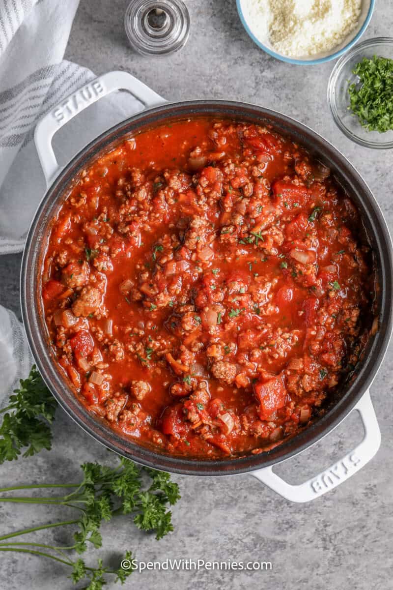 The Best Homemade Spaghetti Sauce