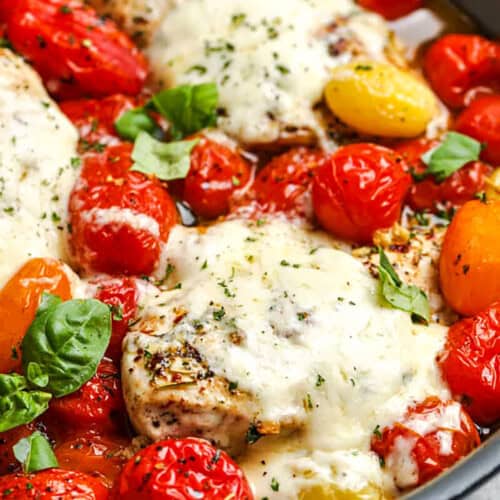 pan of Easy Chicken Caprese