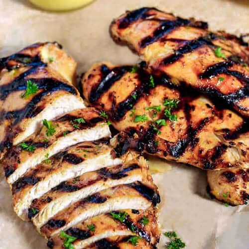 sliced Honey Mustard Grilled Chicken