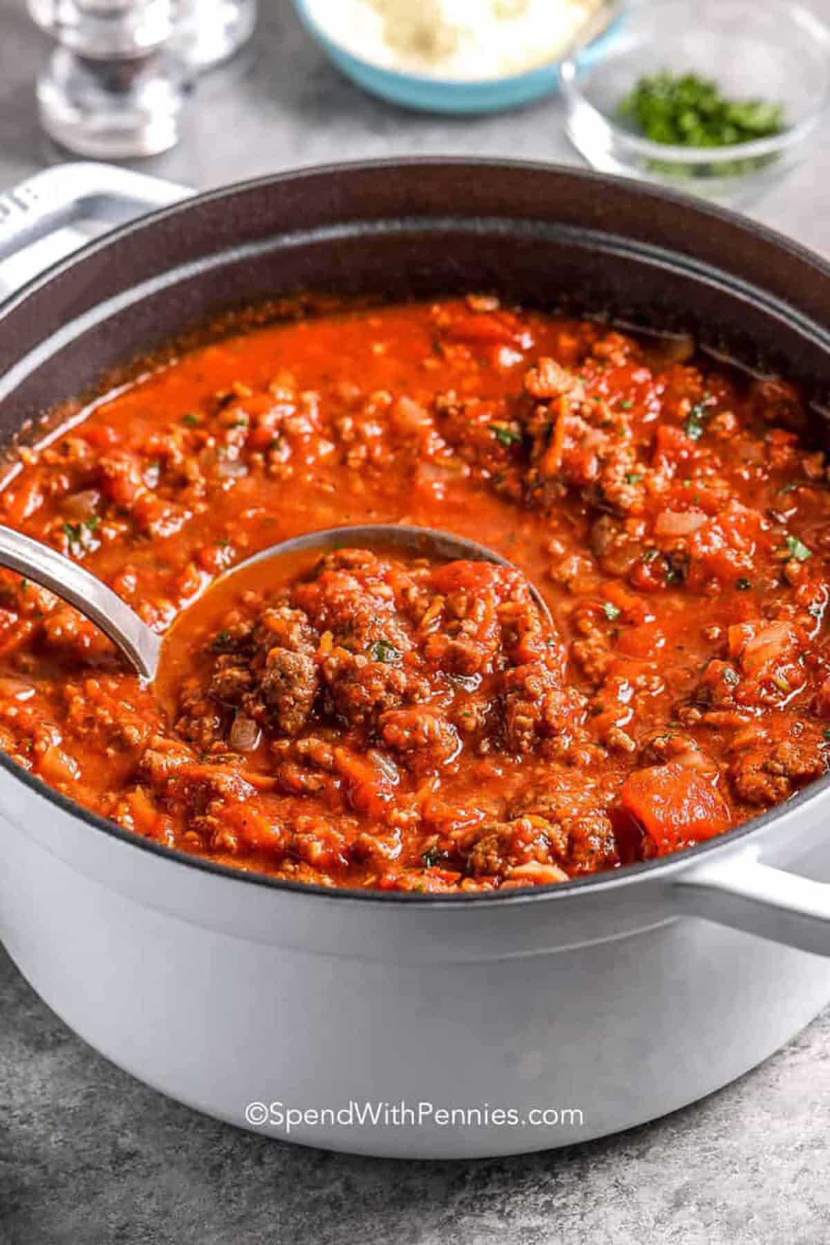 Simple One Pot Spaghetti Sauce