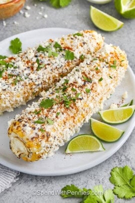 close up of Mexican Street Corn