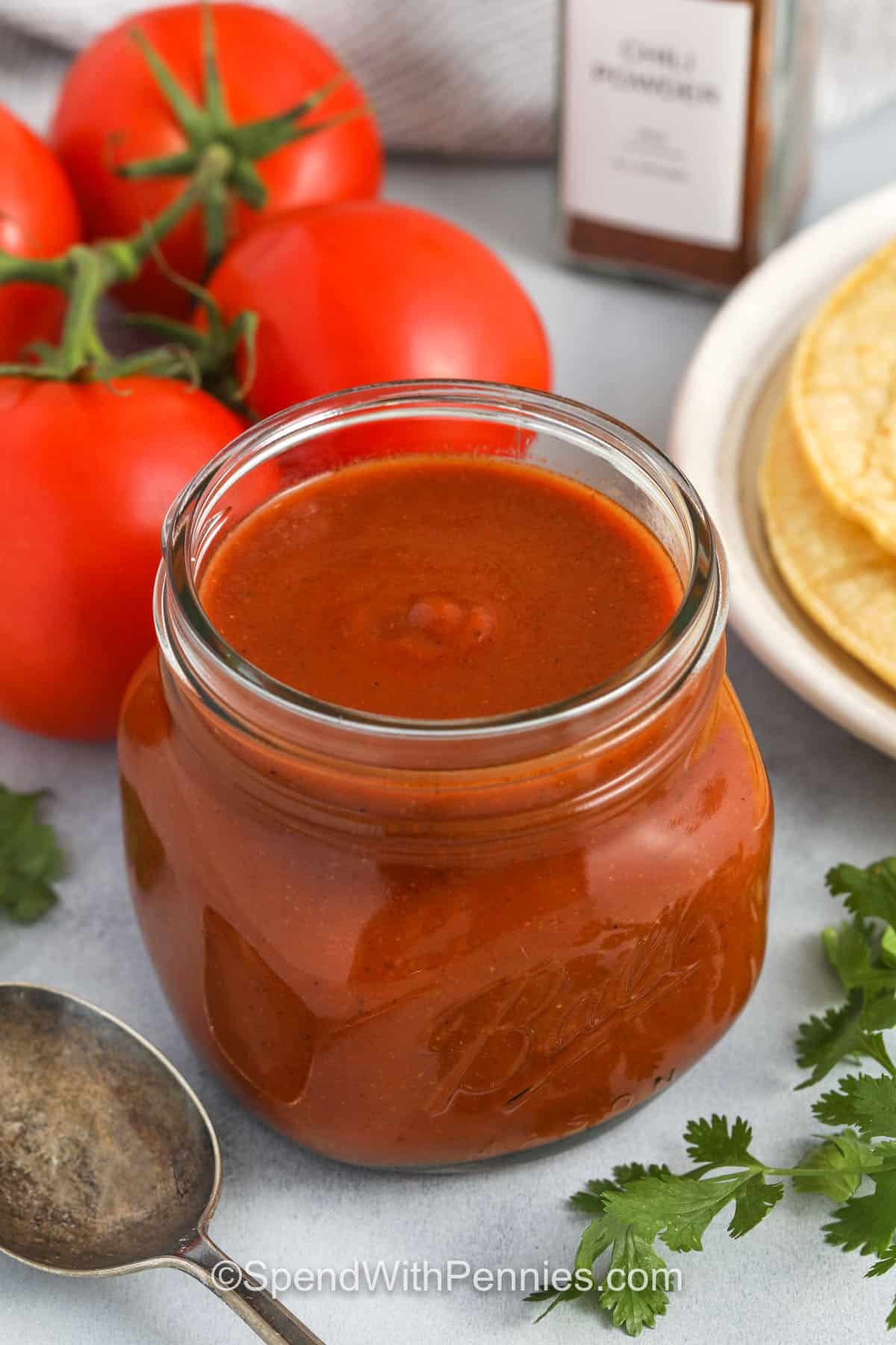 jar of Enchilada Sauce