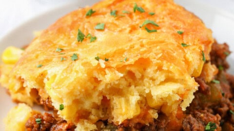 plated Tamale Pie
