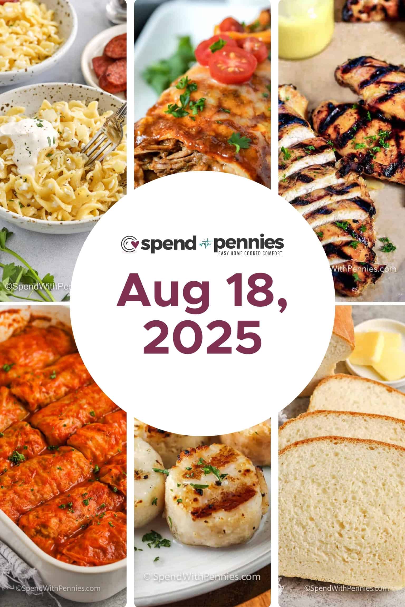 Weekly Meal Plan Aug 18, 2025
