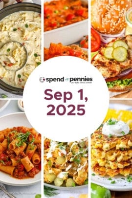 Weekly Meal Plan for Sep 1, 2025 FT