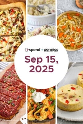 Weekly Meal Plan for Sep 15, 2025 FT