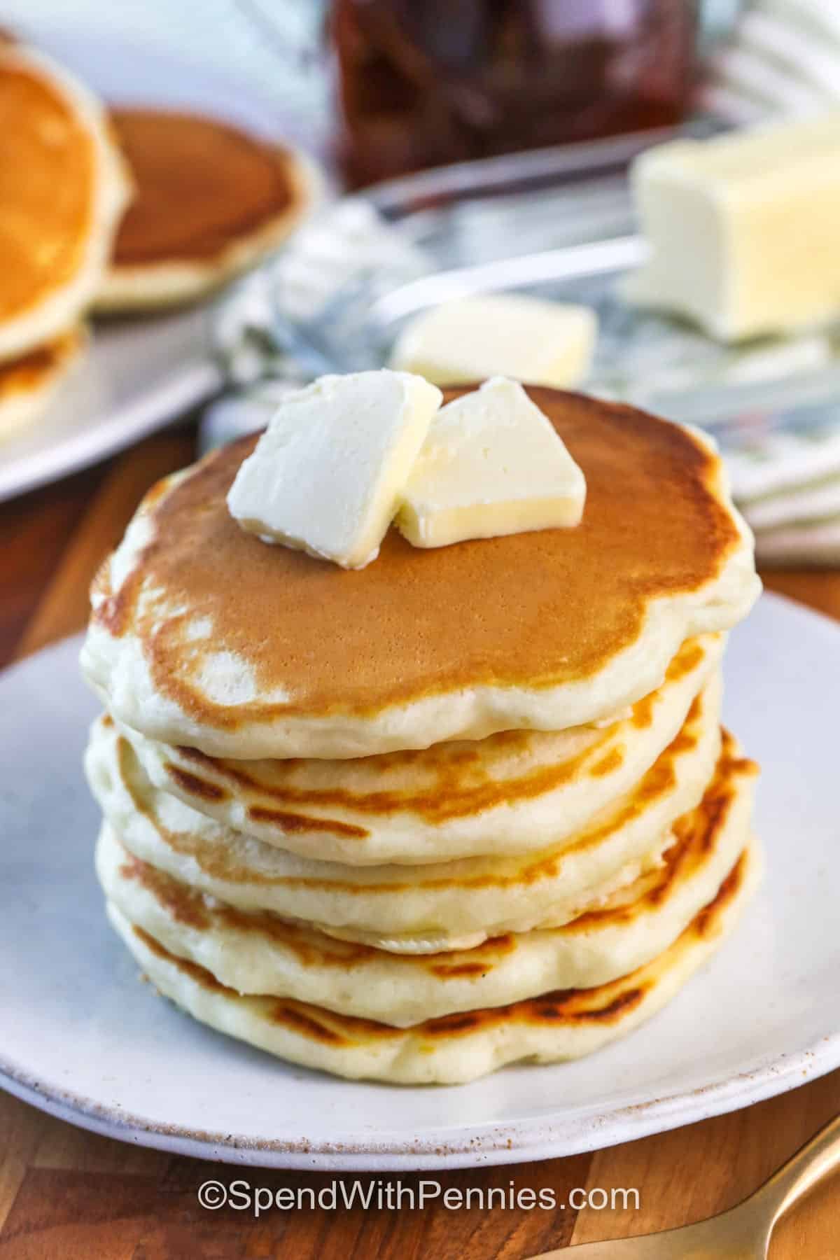 Pancake Recipe with butter