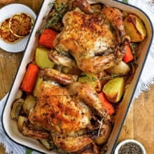 dish of Cornish Hen