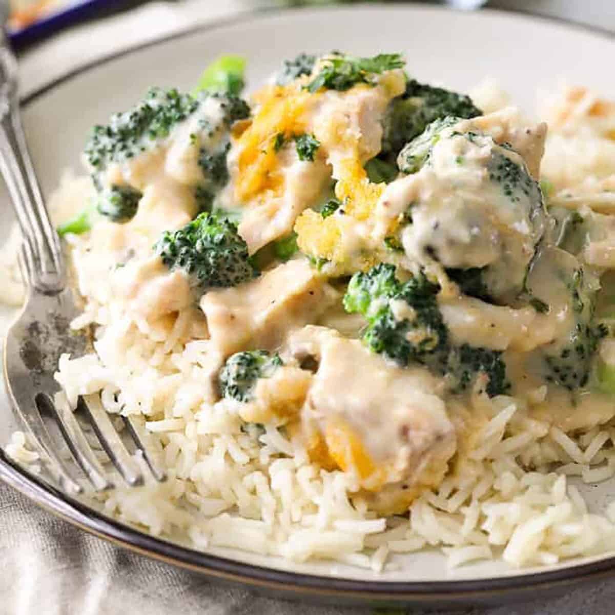 plated Easy Chicken Divan