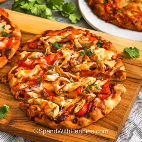 tangy BBQ Chicken Flatbread