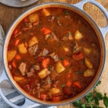 Hungarian Goulash in a pot