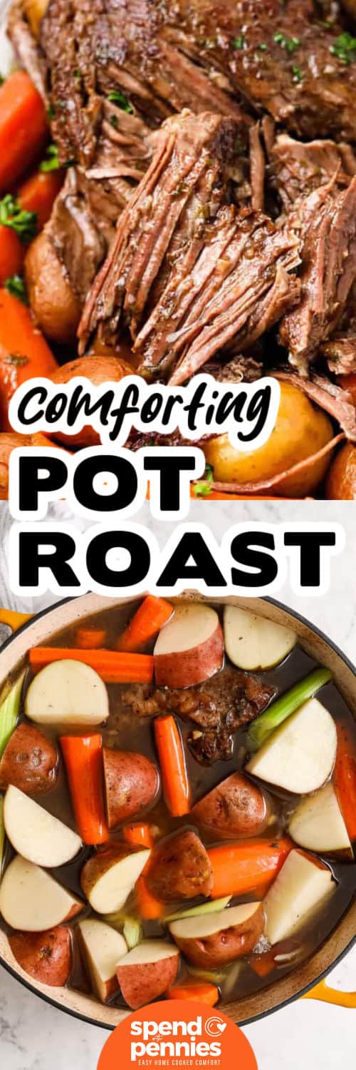 comforting pot roast recipe with a title