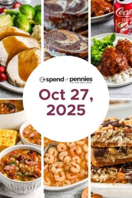 Weekly Meal Plan for Oct 27, 2025 FT