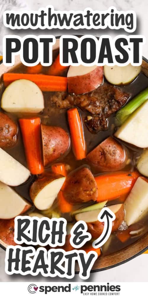 mouthwatering pot roast recipe with a title
