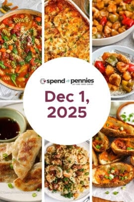 Meal Plan for Dec 1, 2025 FT