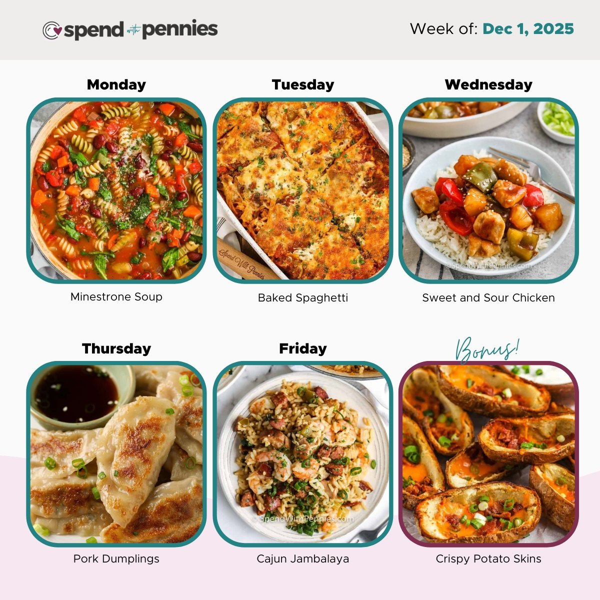 Meal Plan for Dec 1, 2025 Hero