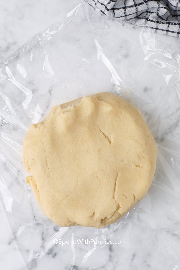 sugar cookies recipe dough mixed and ready to roll