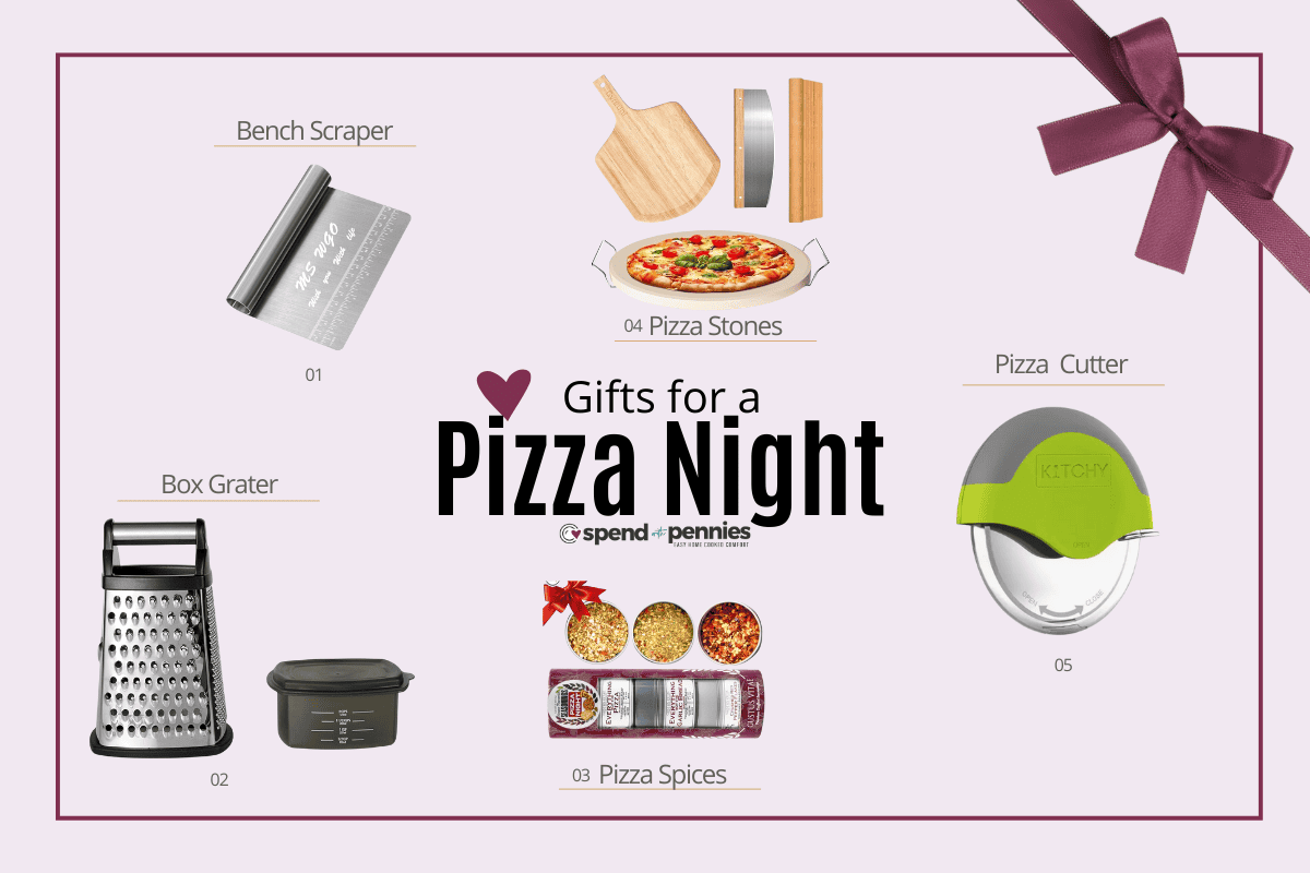 pictures of gifts for a pizza night