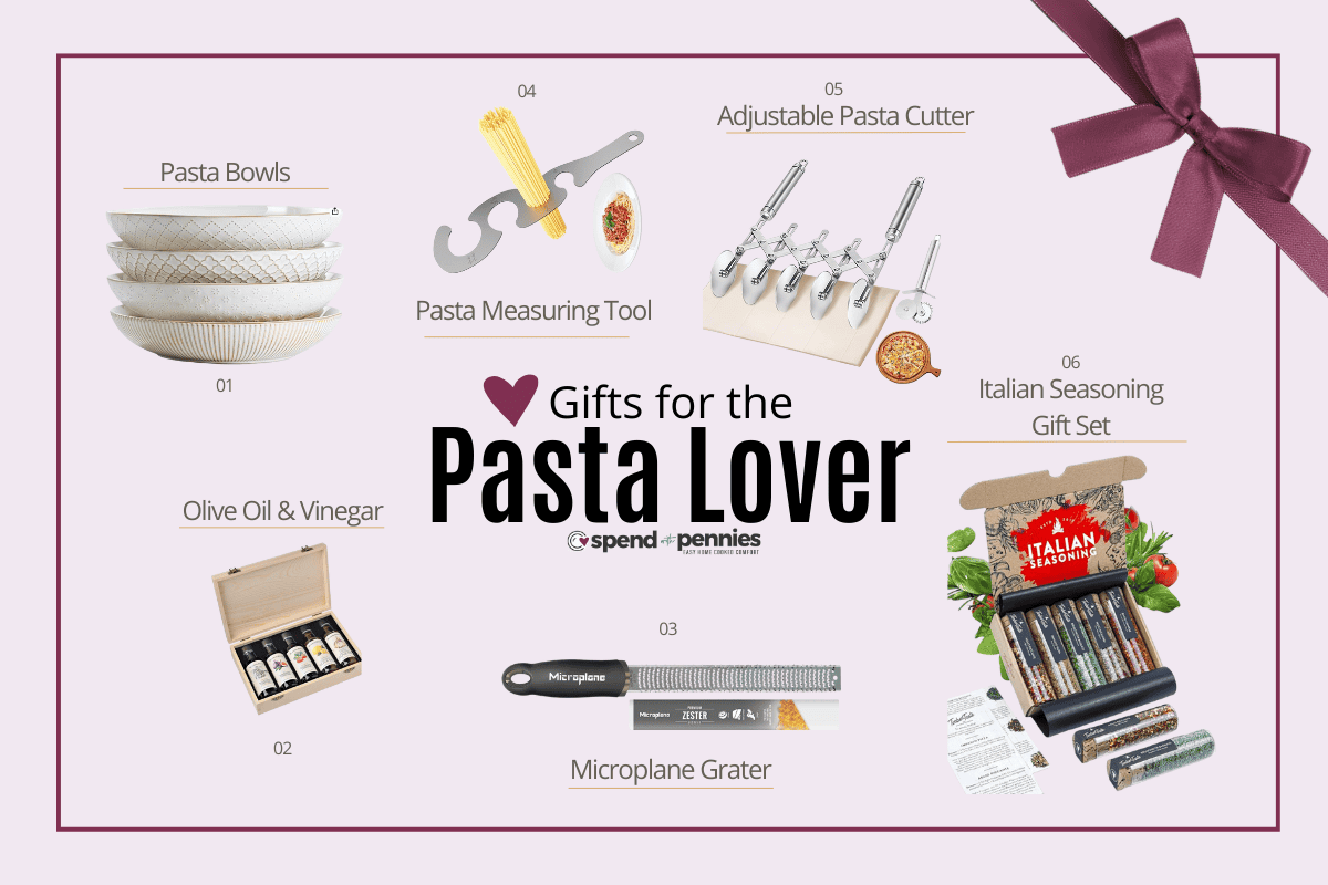pictures of gifts for someone who loves pasta