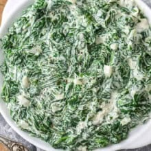 plated Creamed Spinach 2