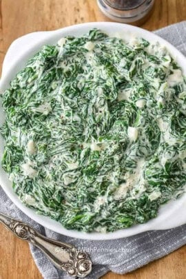 plated Creamed Spinach 2