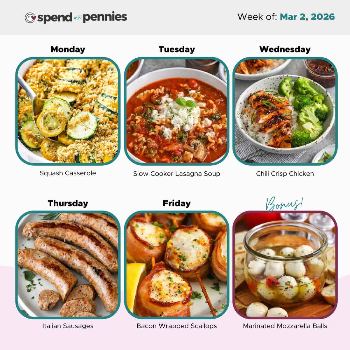 Weekly Meal Plan for Mar 2, 2026 Hero