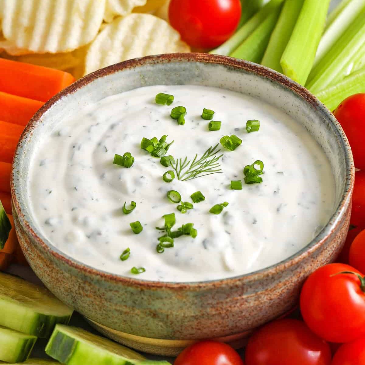 Ranch Dip with veggies