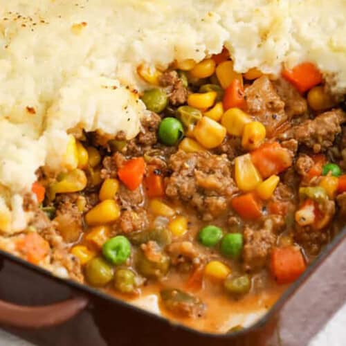 close up of Shepherd's Pie Recipe