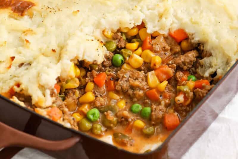 close up of Shepherd's Pie Recipe