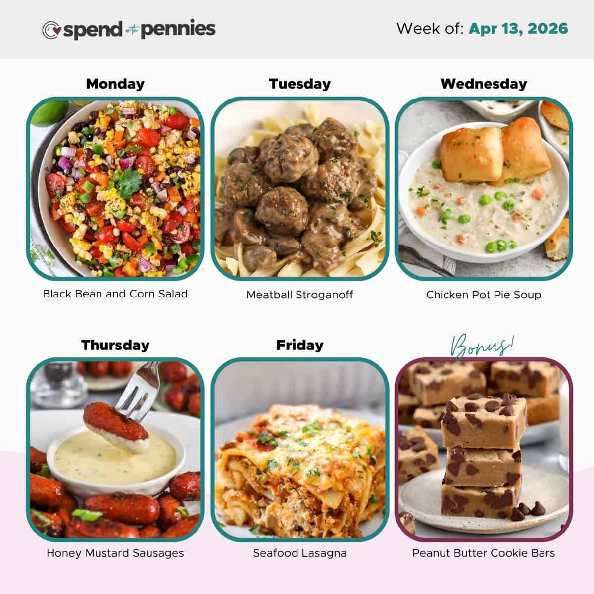 Weekly Meal Plan Apr 13, 2026 Hero